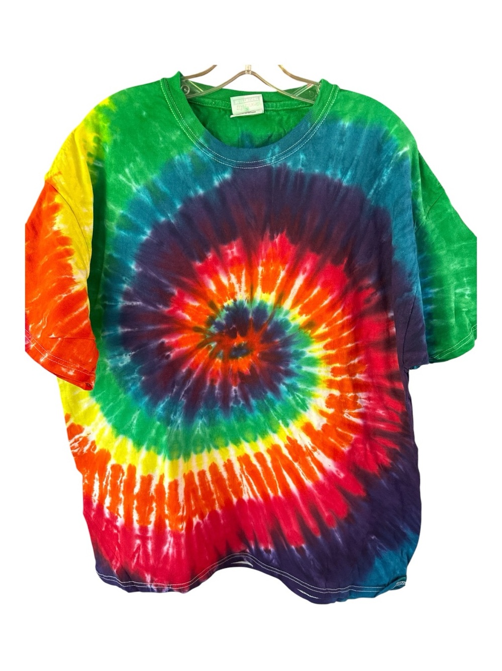 Tie-Dye Tee T-Shirt Pre-Shrunk Hanes Heavyweight Cotton